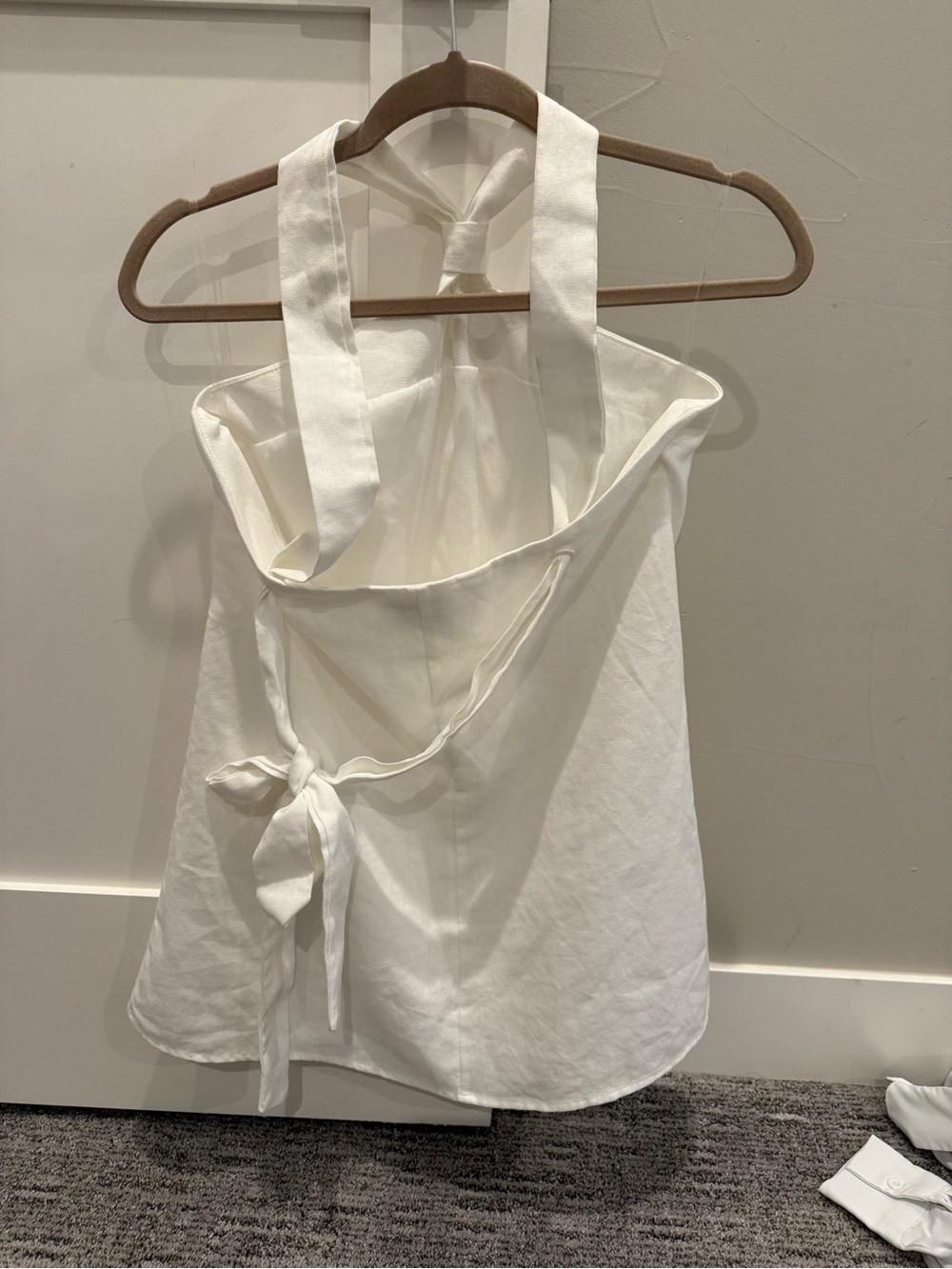 Peppermayo White Halter Mini Dress - Picture 3 of 4